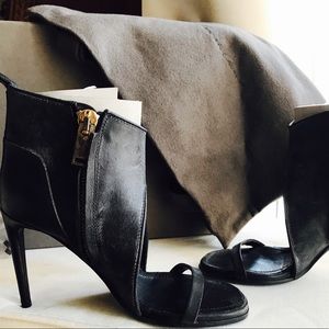 💯 Auth Rick Owens Spike Sandal Wrap Boots BNWT